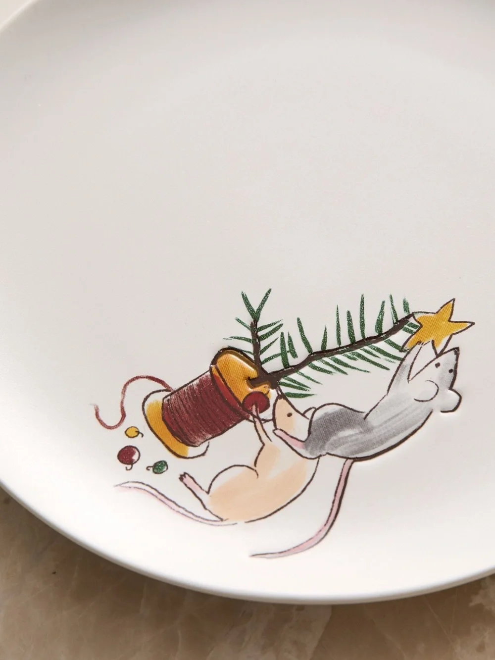 West Elm Naughty or Mice Stoneware Salad Plate Sets
